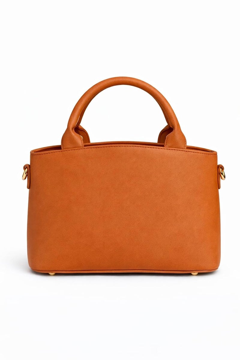 KLEIO Top Handle Satchel Handbag in Vegan Leather for Women - Image 4